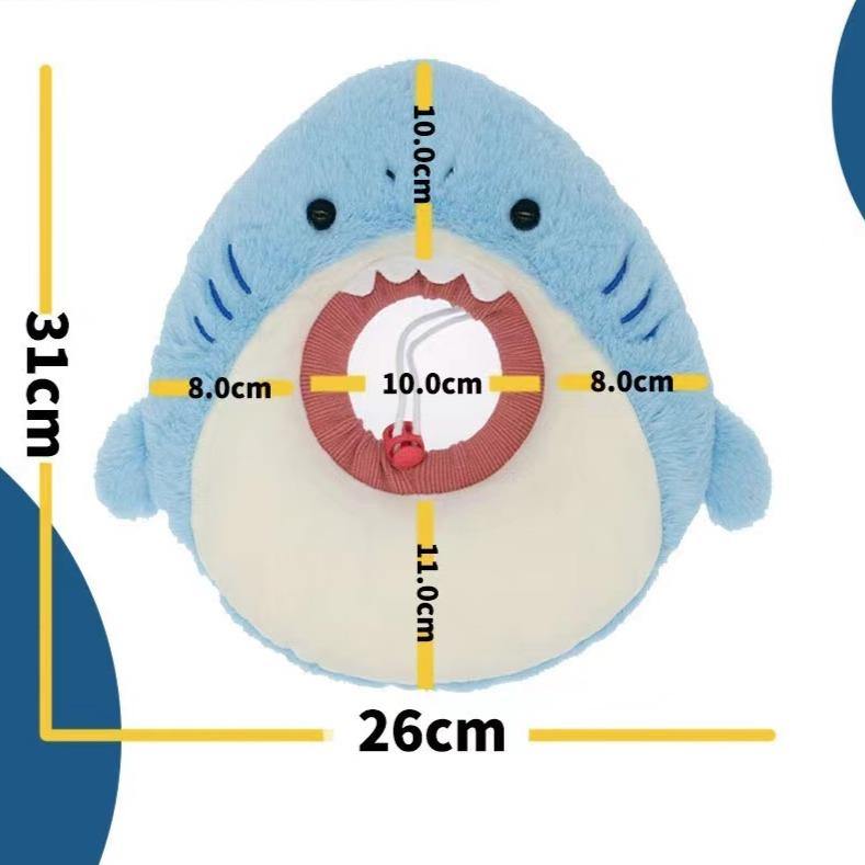 Bigger Fish shark cat Elizabeth collar - original product image 8