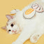 Cat lying beside Vetreska Chinese dim sum plush cat toys