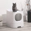 Homerun Cat Litter Box - cat using the top exit [Gallery: Shared]