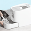 Homerun Cat Litter Box - open lower compartment and scoop [Gallery: Shared]